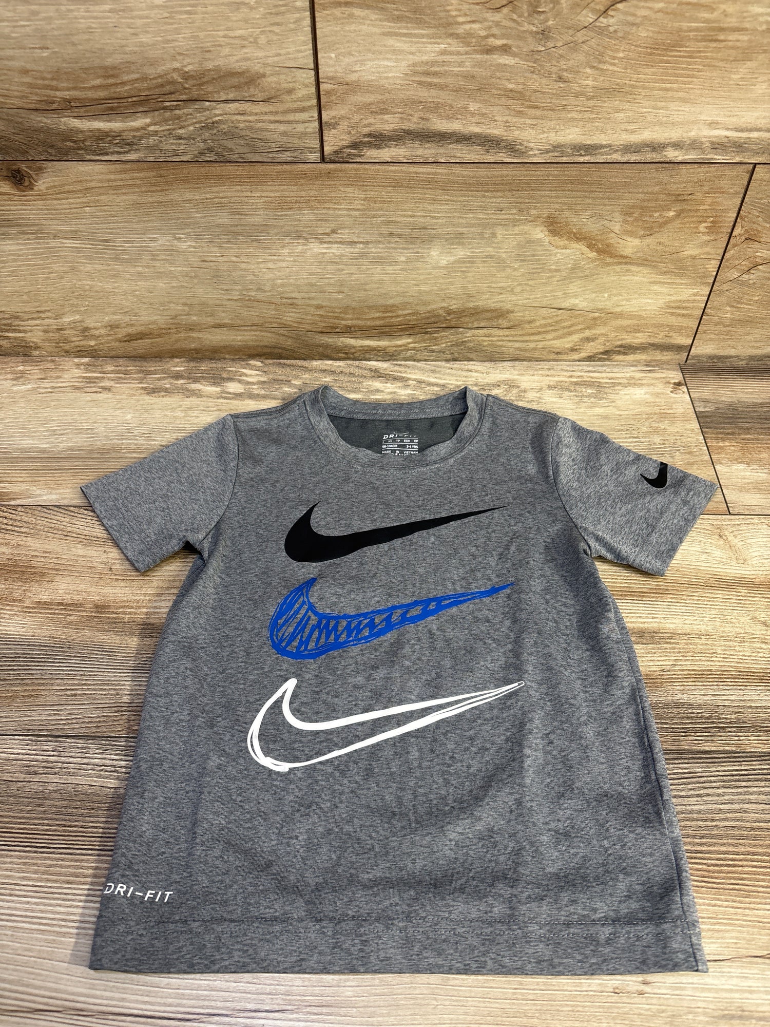 Nike Dri-Fit Shirt Grey sz 4T