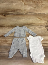 Just One You 3pc Set Grey sz Preemie