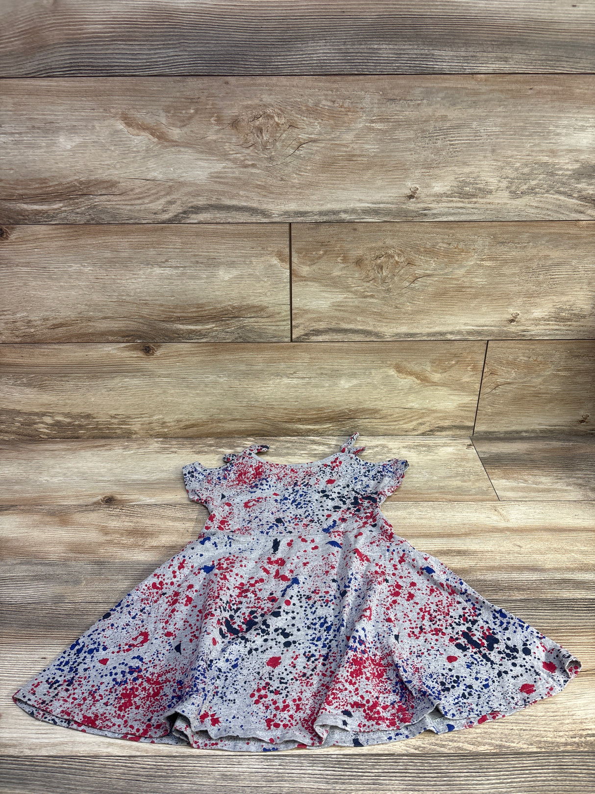 Colosseum Penn State Paint Splatter Dress Grey sz 3T