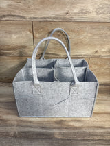 KeaBabies Original 2.0 Felt Diaper Caddy - Grey