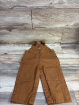 Carhartt Canvas Bib Overalls Brown sz 18m