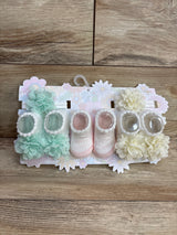 NEW Danbar Ava Olivia 5pc Socks & Headband Set