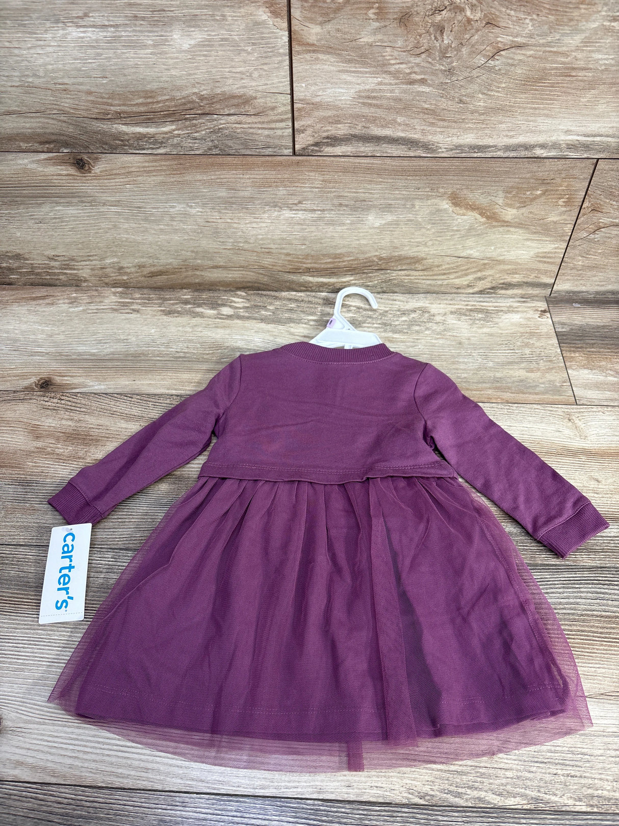 NEW Carter's Sweatshirt Dress Mauve sz 9m