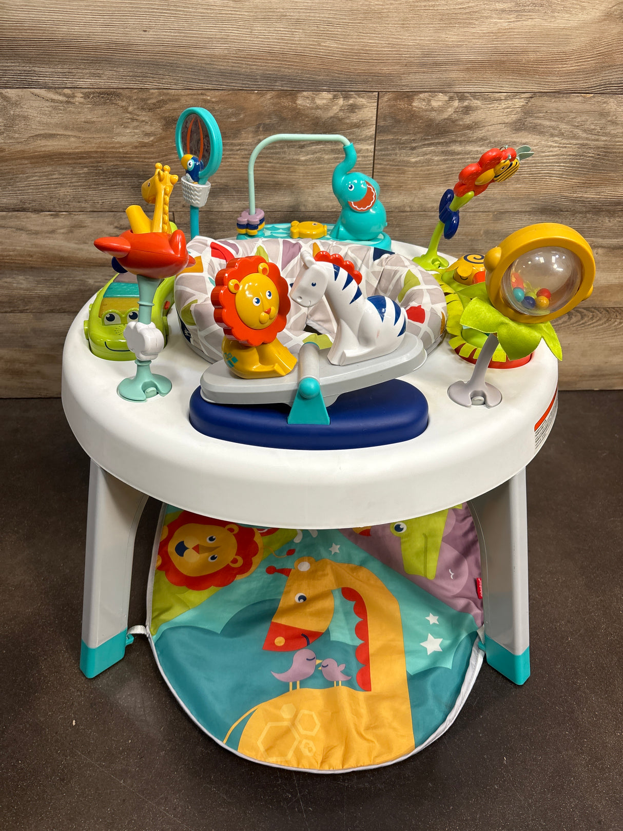 Fisher Price 3-in-1 Sit-to-Stand Activity Center in Safari