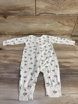 Modern Moments Floral Footless Viscose Sleeper Ivory sz 3-6m