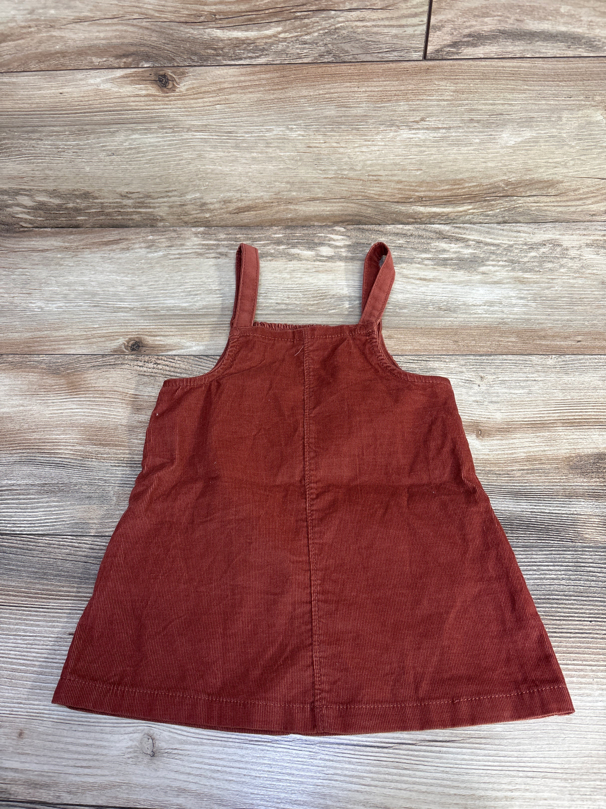 Just One You Apple Print Cord Tank Dress Rust sz 18m