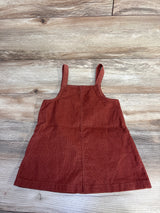 Just One You Apple Print Cord Tank Dress Rust sz 18m