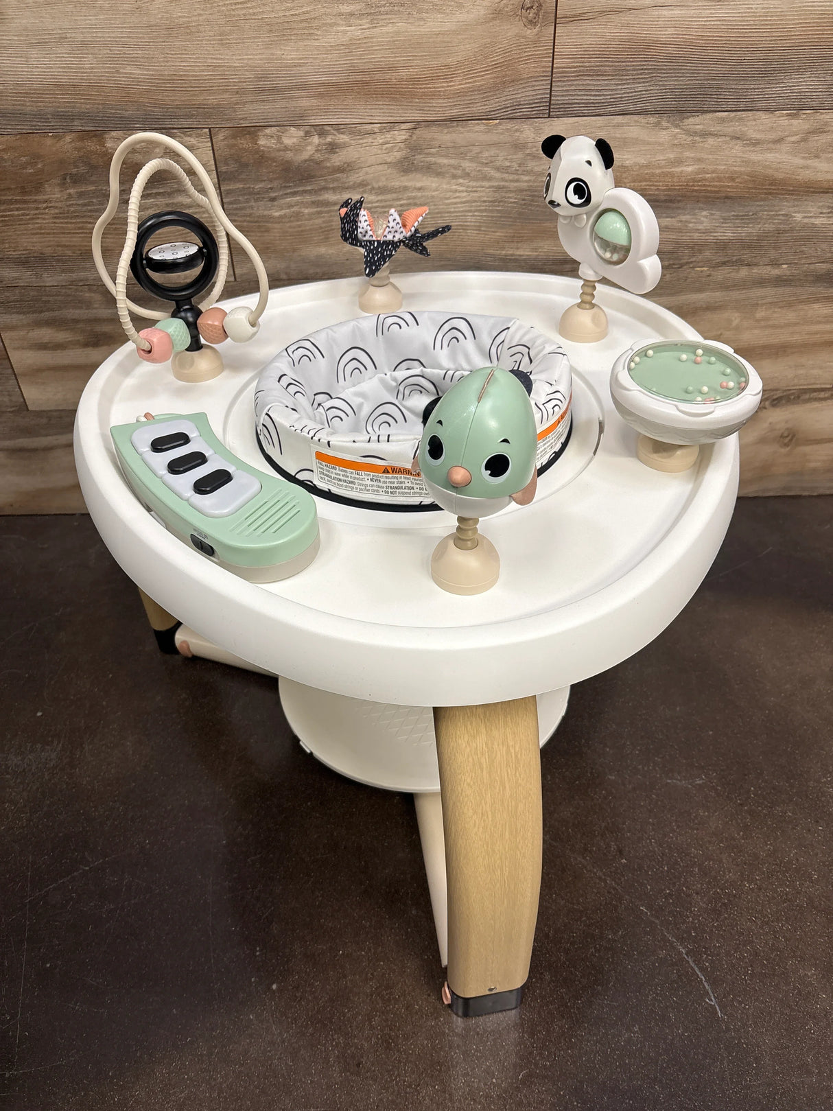 NEW Tiny Love 5-in-1 Here I Grow Stationary Activity Center Black & White