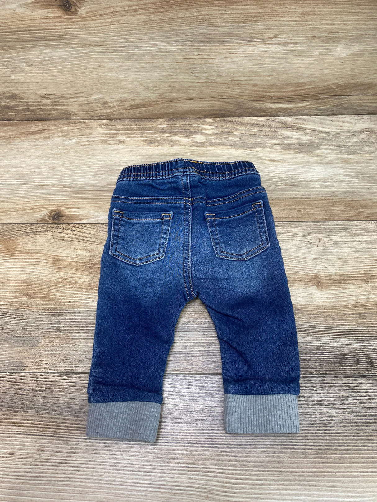 Cat & Jack Drawstring Jogger Jeans Blue sz 0-3m