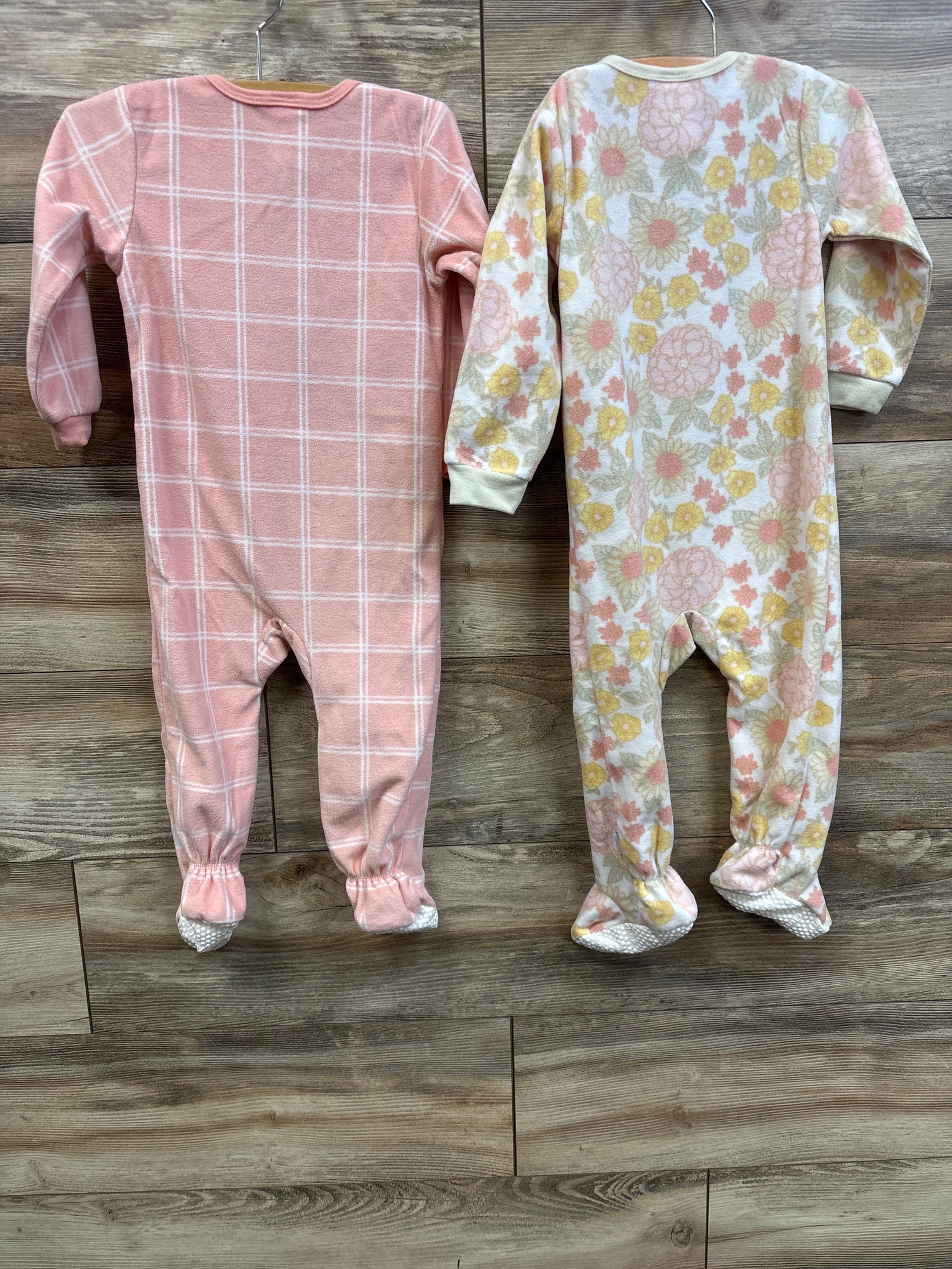 Gerber 2pk Blanket Sleepers Pink sz 2T