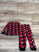 Dream Life 2pc Buffalo Plaid Pajama Set Red sz 2T