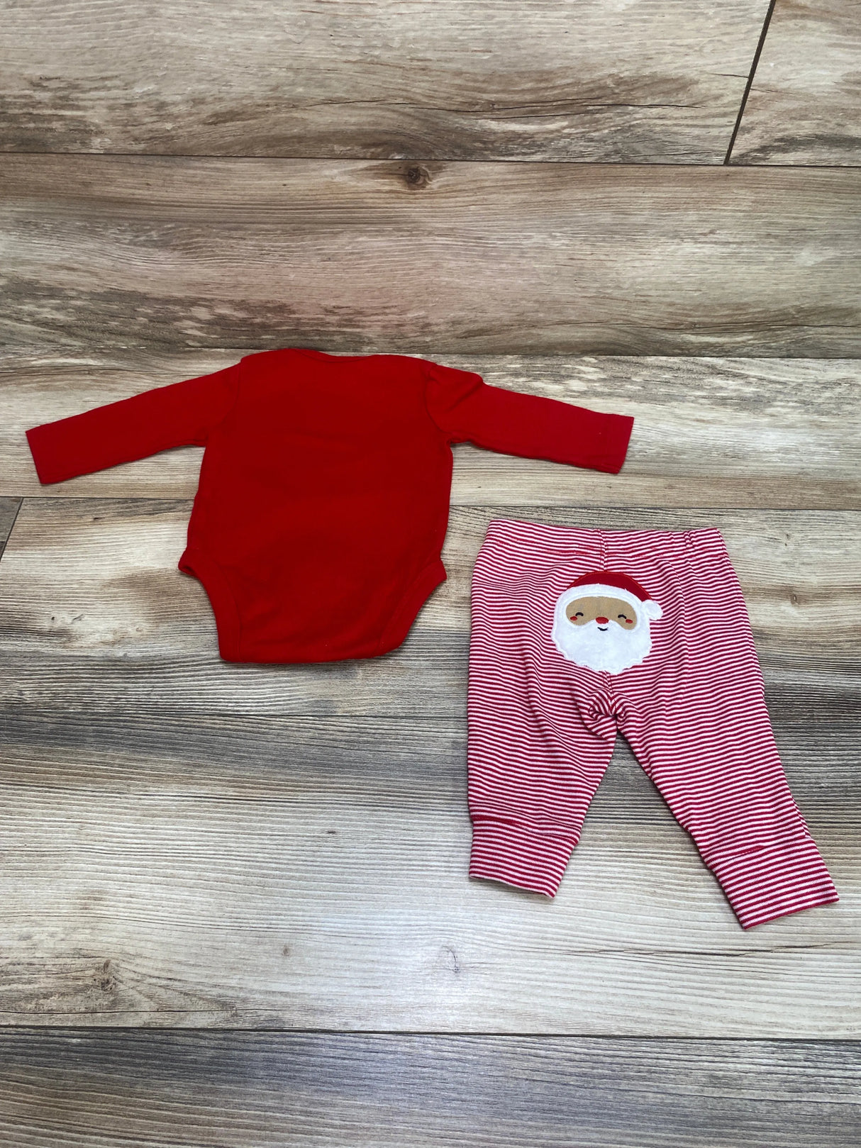 Carter's 2pc My First Christmas Bodysuit & Pants Red sz 3m - Me n Mommy To Be