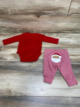 Carter's 2pc My First Christmas Bodysuit & Pants Red sz 3m - Me n Mommy To Be