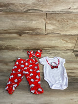 Hello Kitty 3pc Bodysuit, Pants, & Headband Set White sz 3m