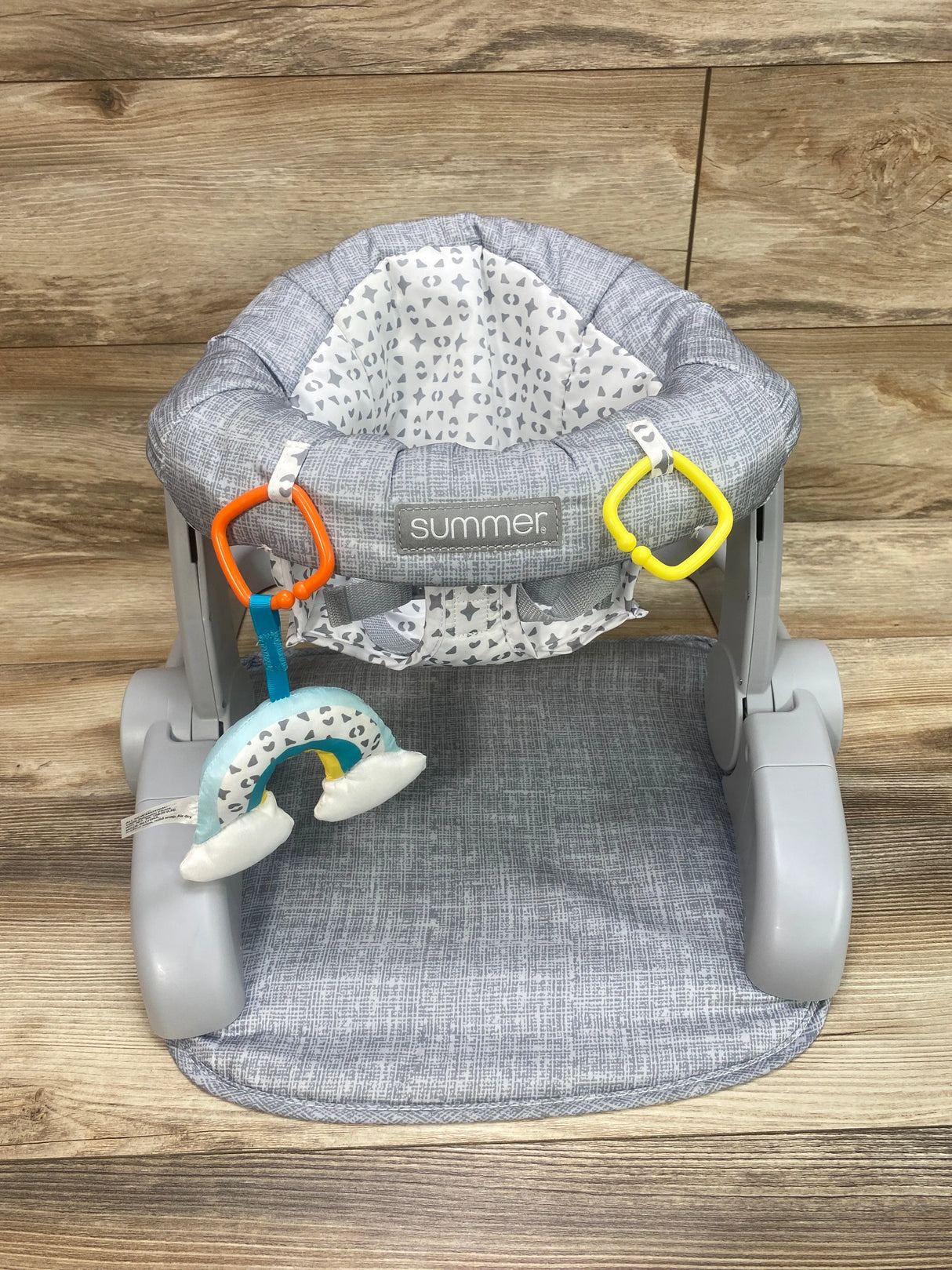 Summer Infant Learn-to-Sit 2-Position Floor Seat in Heather Gray