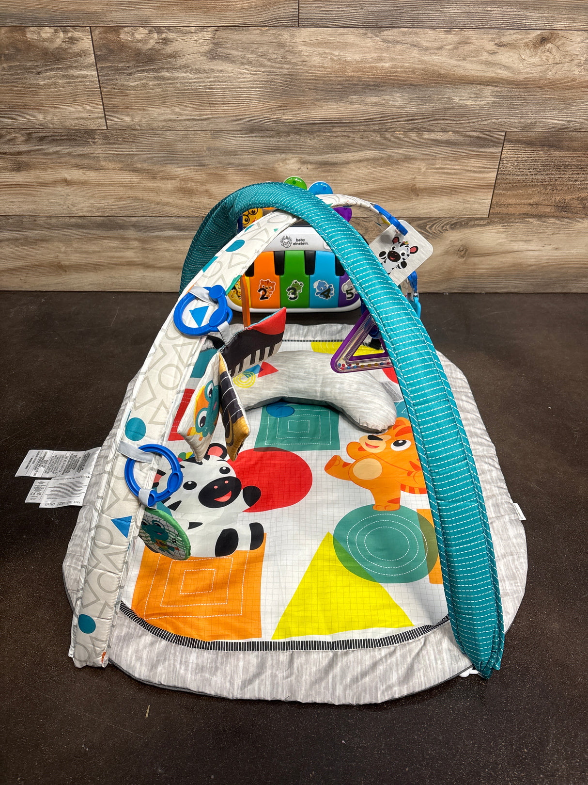 Baby Einstein 4-in-1 Kickin' Tunes Music and Language Discovery Play Gym