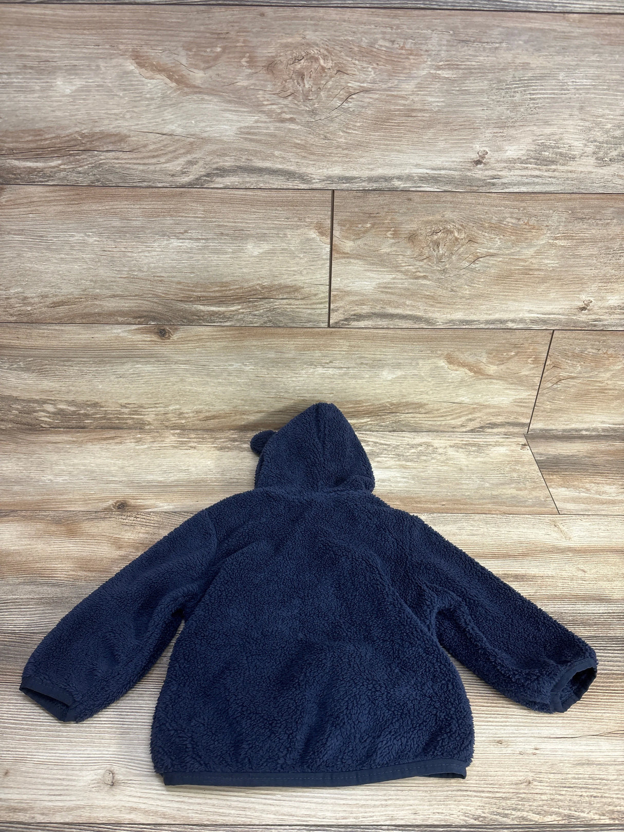 Sherpa Bear Full Zip Hoodie Blue sz 9-12m