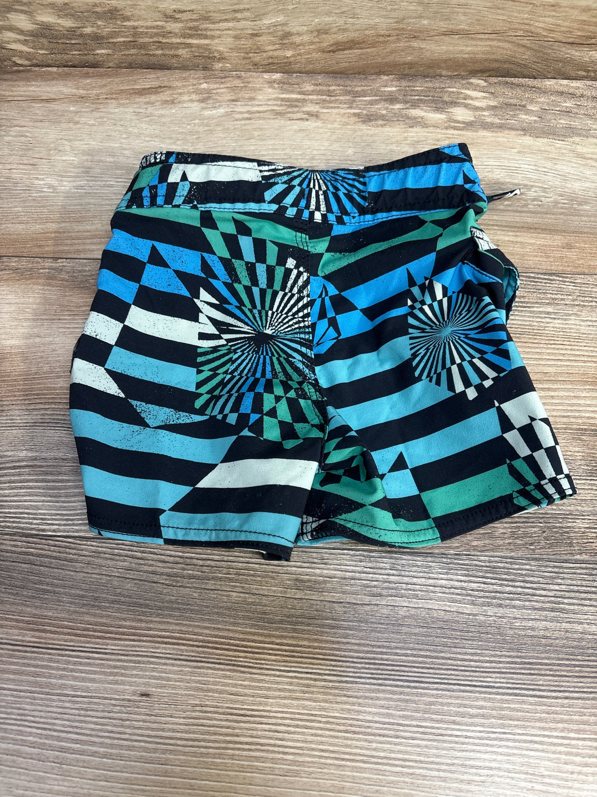 Volcom Striped Board Shorts Blue sz 2T - Me n Mommy To Be