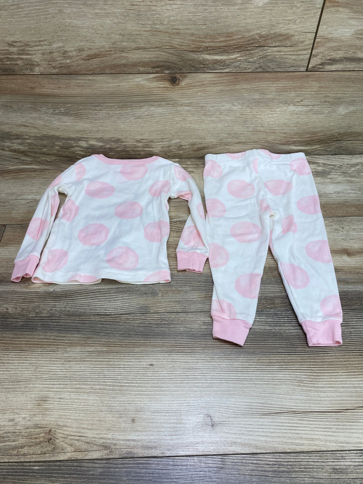 Disney Junior Minnie Mouse 2pc Pajama Set White sz 2T