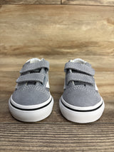 NEW Vans Old Skool V 'Color Theory Tradewinds' Sneakers Grey sz 4c