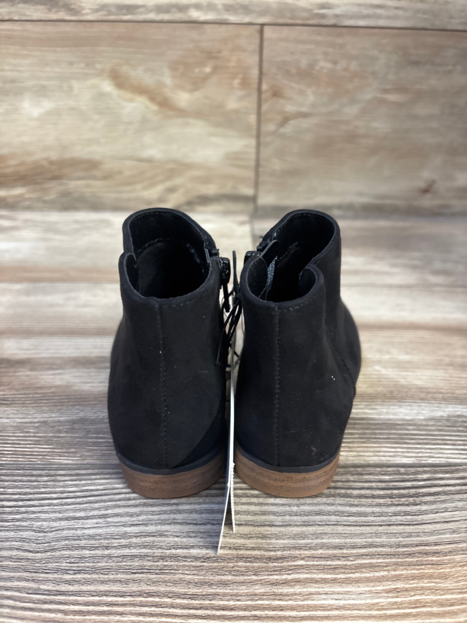 NEW Cat & Jack Penelope Zipper Booties Black sz 7c