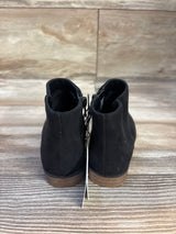 NEW Cat & Jack Penelope Zipper Booties Black sz 7c