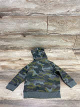 Cat & Jack Camo Full Zip Hoodie Green sz 18m - Me n Mommy To Be