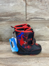 NEW Marvel Toddler Boys' Spider-Man Winter Snow Boots sz 7c