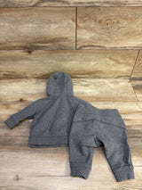 Baby Gap GapFit 2pc Half-Zip Hoodie & Joggers Set Grey sz 0-3m