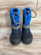 Columbia Powderbug Plus II Waterproof Snow Boots Blue sz 10c