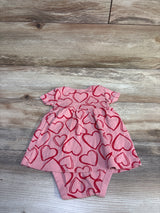 Just One You Heart Bodysuit Dress Pink sz 6m