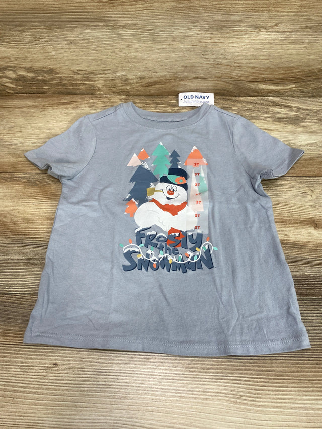 NEW Old Navy Frosty The Snowman Shirt Grey sz 3T - Me n Mommy To Be
