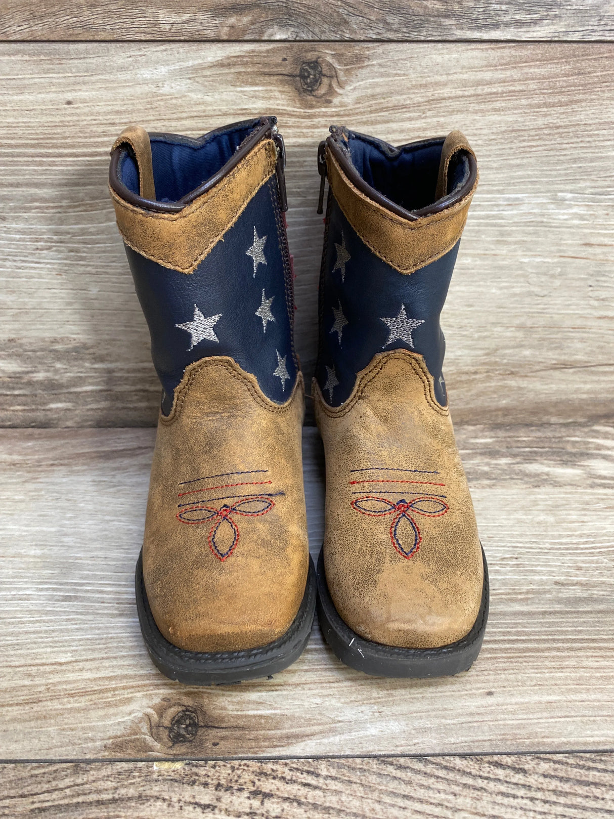 Cody James USA Flag Western Boots sz 7c