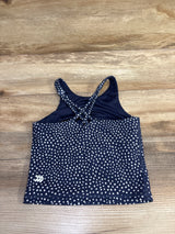 All In Motion Polka Dot Active Tank Top Navy sz 4/5T