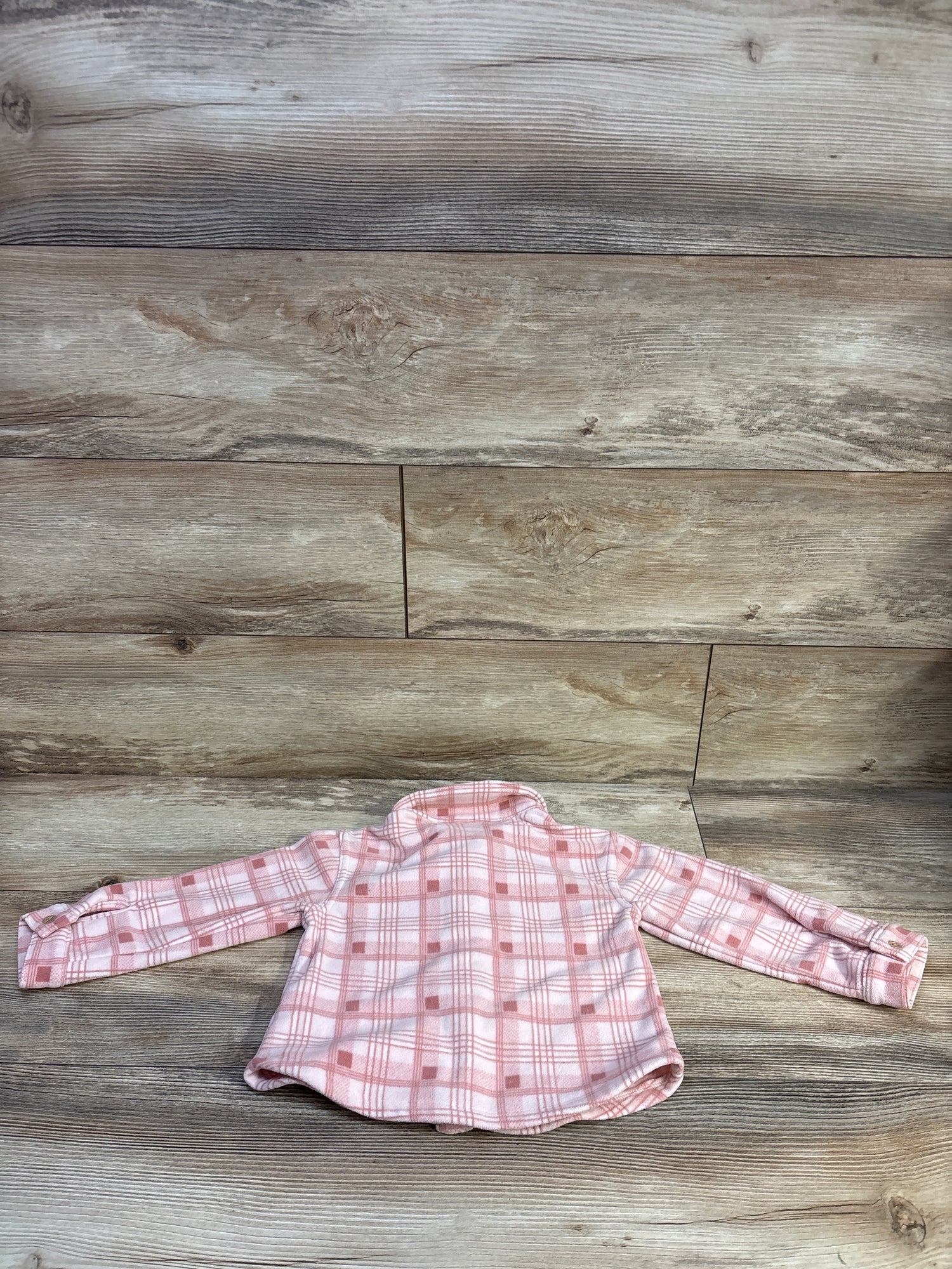 Carter's Fleece Button-Up Jacket Pink sz 24m