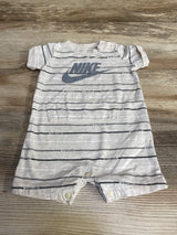 Nike Logo Shortie Romper Oatmeal sz 3m