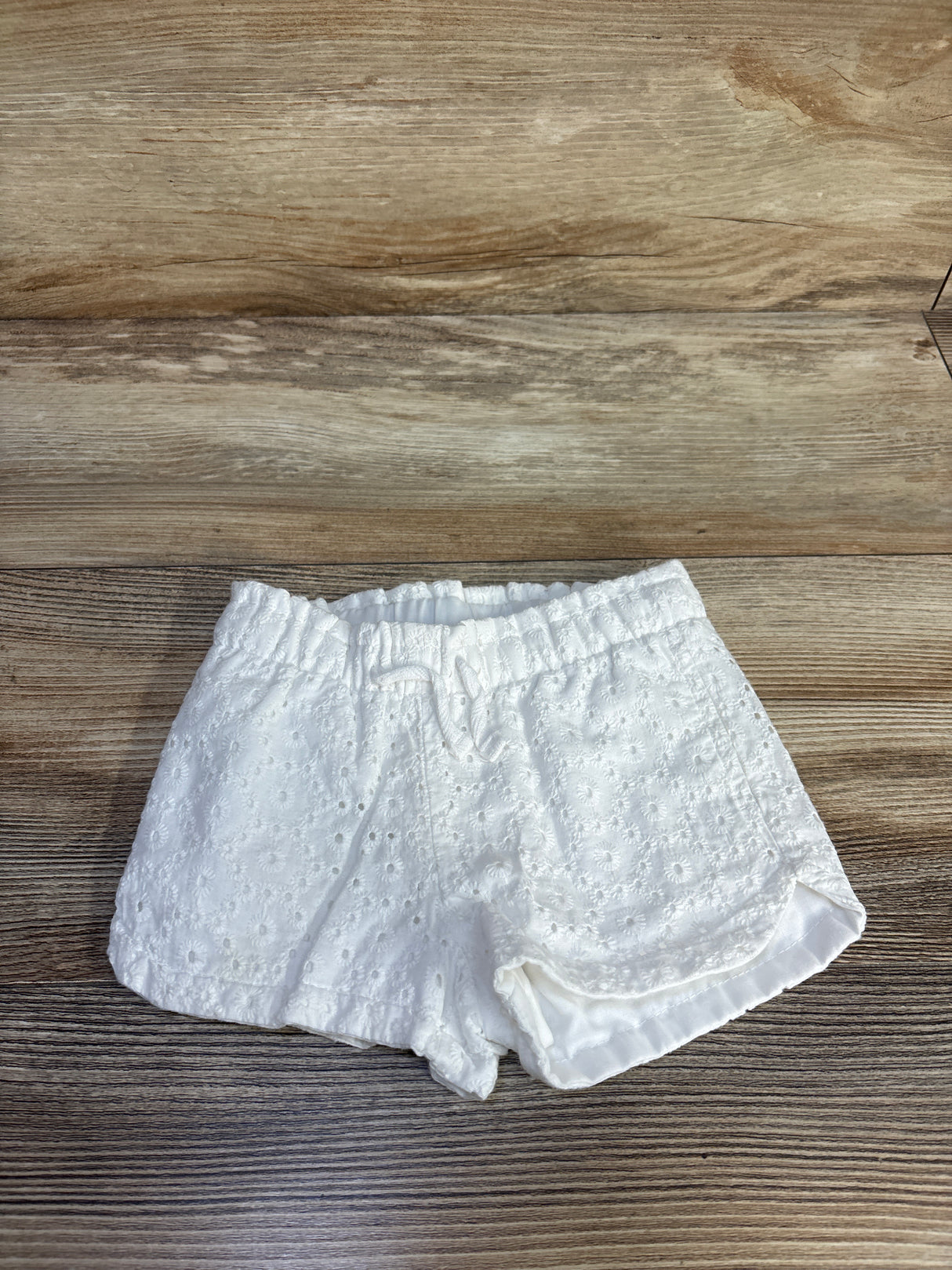 Cat & Jack Eyelet Shorts White sz 12m