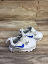 Nike Air Max 90 EasyOn TD 'White/ College Grey/ Summit White/ Racer Blue ' Sneakers sz 5c