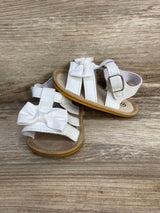 White Bow Sandals sz 2c
