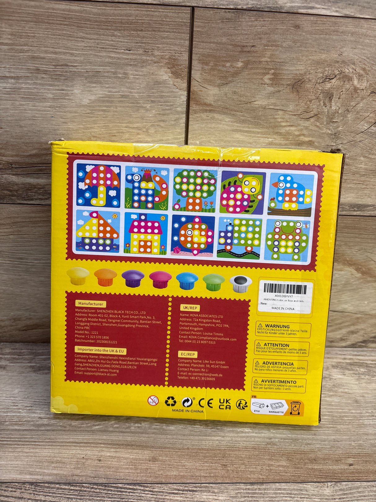 AMOSTING Button Art Toy