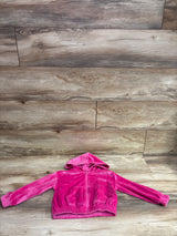 Jumping Beans Velour Zip-Up Sweatshirt Pink sz 2T