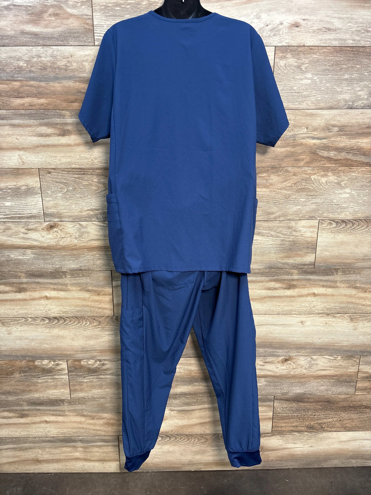 Wonder Wink 4-Pocket Maternity Top & Jogger Scrub Pant Navy sz XL