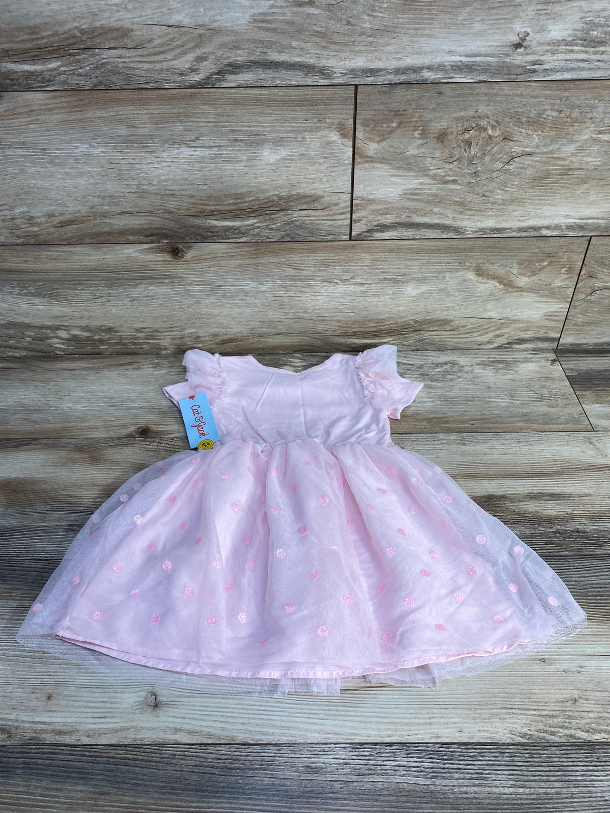 NEW Cat & Jack Rainbow Tulle Dress Pink sz 3T