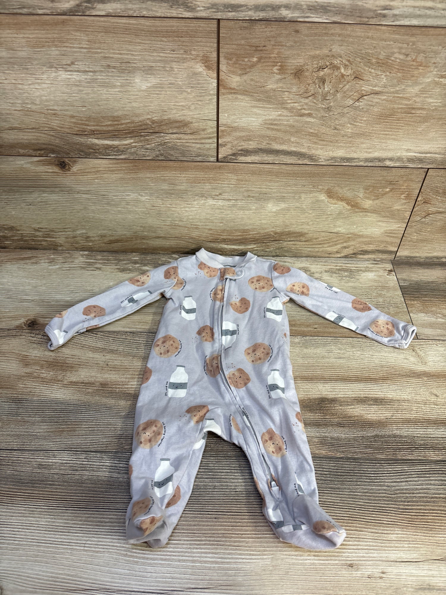 Carter's Cookies & Milk Sleeper Grey sz 3m