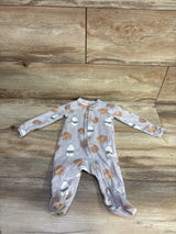 Carter's Cookies & Milk Sleeper Grey sz 3m
