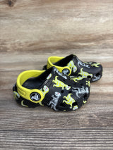 Crocs Classic 'Dinosaur Skeleton' Clogs, Black sz 4c