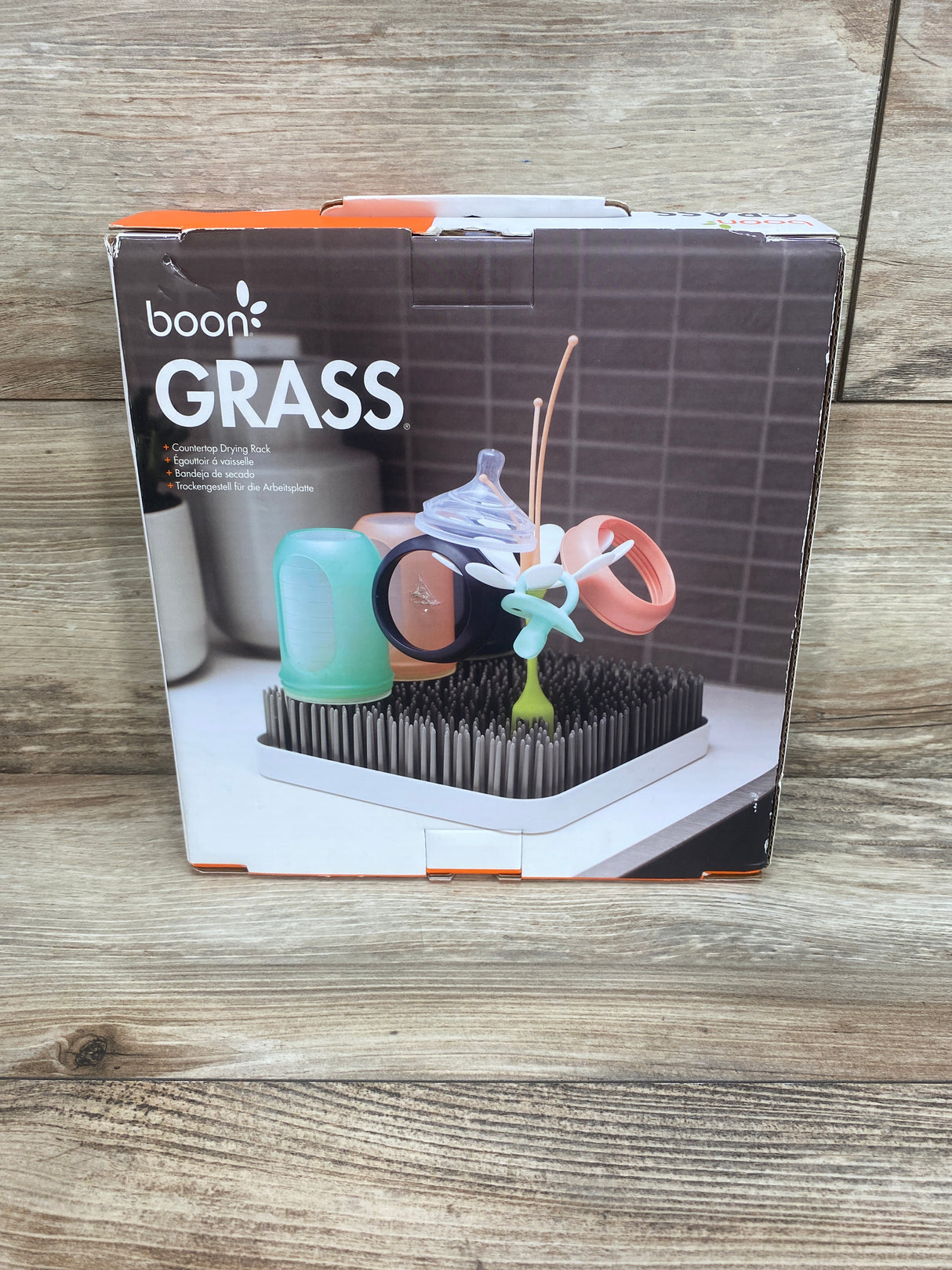 Boon Grass Plastic Drying Rack Grey