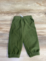 Carter's Fleece Drawstring Pants Green sz 18m