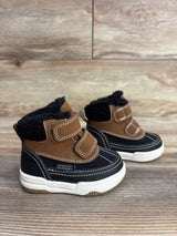 H&M Waterproof High Top Faux Fur Lined Winter Boots, Black sz 2.5c