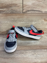 Nike Court Borough Low Recraft PS 'Light Smoke Bright Crimson' Sneakers sz 12c